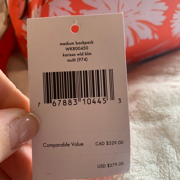 Gently used kate spade backpack - Picture 2 of 8